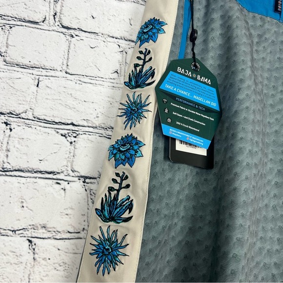 Baja Llama Board Short Floral Print A Spiny Proposition 17" Size 38 NWT - Picture 4 of 12